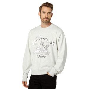 Stampd Somewhere Island Crew Heather Grey LG